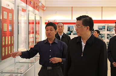 福建省委常委、省紀(jì)委書(shū)記倪岳峰調(diào)研虹潤(rùn)公司